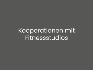Kooperationen mit Fitnessstudios bei cademify