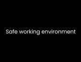Safe working environment at cademify