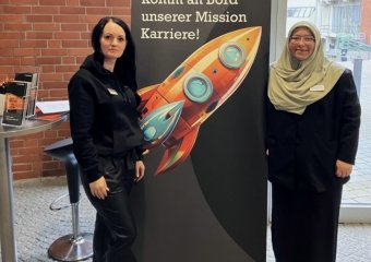 Our colleagues at the action day at Paderborn University