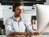 friendly man calling