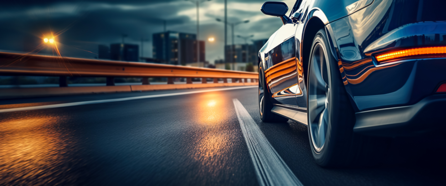 Auto im Seitenprofil